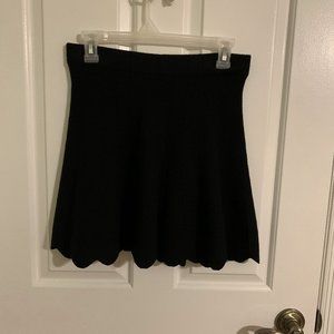 Candie's Black Knit Fit and Flare Skirt